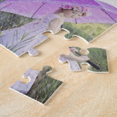 Puzzle Blue Family Photo Collage Nom de famille (Côté)