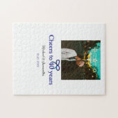 Puzzle Blue g bow salue à 40 ans mariage (Horizontal)