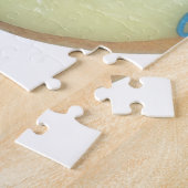 Puzzle Blue Hair Emoji Art Imprimer/Graphique (Côté)