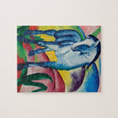 Puzzle Blue Horse I by Franz Marc (Horizontal)