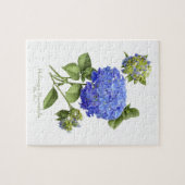 Puzzle Blue Hydrangeas (Horizontal)
