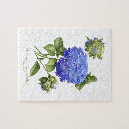 Puzzle Blue Hydrangeas (Horizontal)