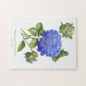 Puzzle Blue Hydrangeas (Horizontal)