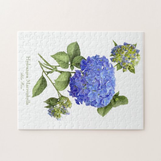 Puzzle Blue Hydrangeas (Horizontal)
