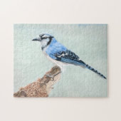 Puzzle Blue Jay (Horizontal)