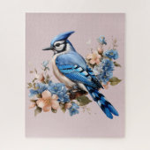 Puzzle Blue Jay (Vertical)