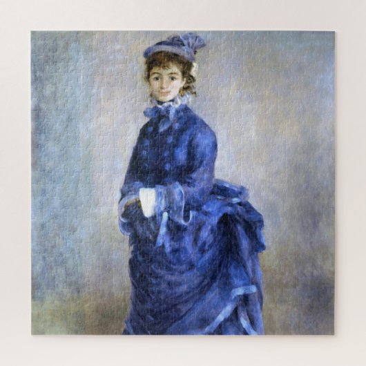 Puzzle Blue Lady Parisienne Renoir Impressionniste Peintu (Vertical)