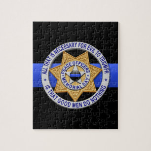 Puzzle Blue Line mince