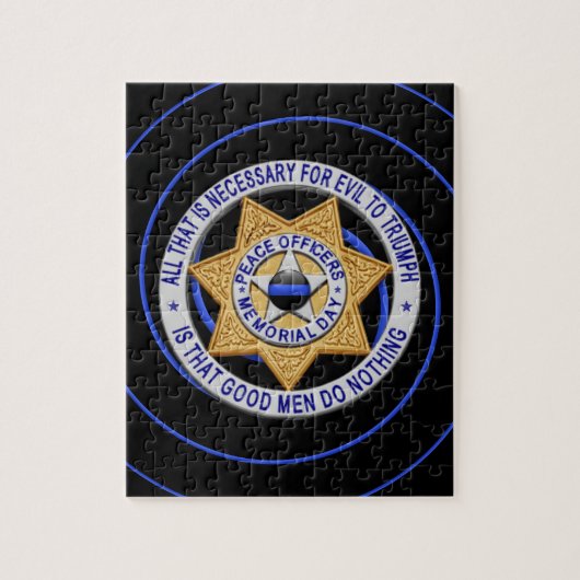 Puzzle Blue Line mince (Vertical)