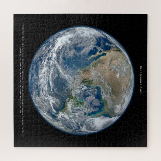 Puzzle Blue Marble Earth (Horizontal)