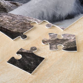 Puzzle Blue Merle Rough Collie à Eilean Donan Castle - (Côté)