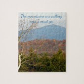 Puzzle Blue Ridge Mountains sont appelant moi doit mettre (Vertical)