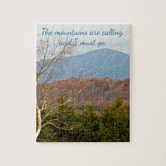 Puzzle Blue Ridge Mountains sont appelant moi doit mettre (Vertical)