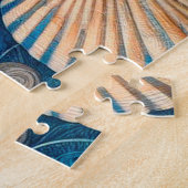 Puzzle Blue Shells Beach Batik Starfish Sand Dollar (Côté)
