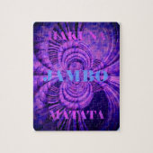 Puzzle Blue Sky Hakuna Matata Kenya Giraffe Tissé Art C (Vertical)