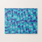 Puzzle Blue Stars (Horizontal)