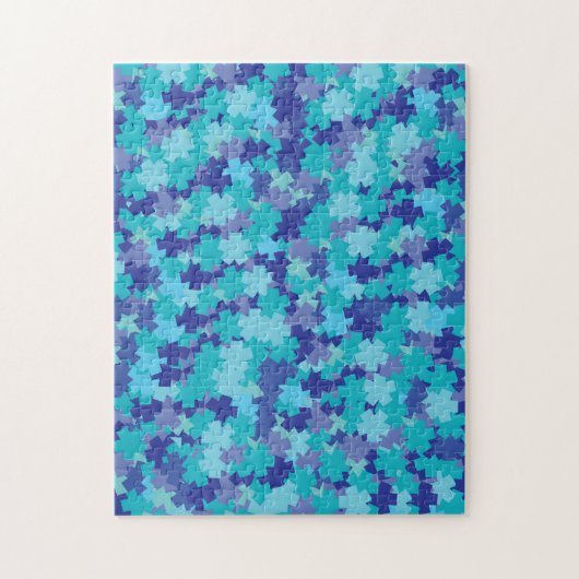 Puzzle Blue Stars (Vertical)