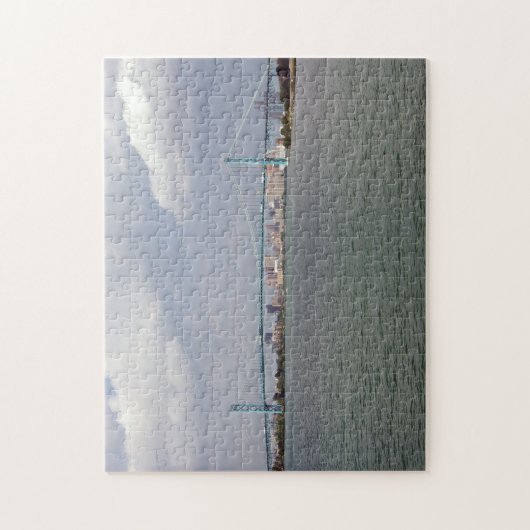 Puzzle Blue Water Bridge (Vertical)