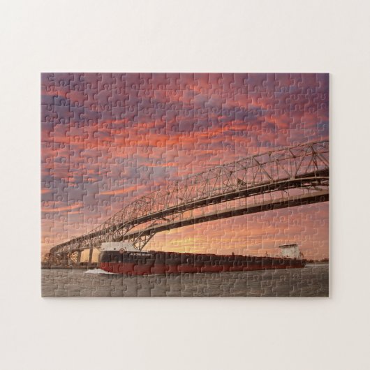 Puzzle Blue Water Bridge (Horizontal)