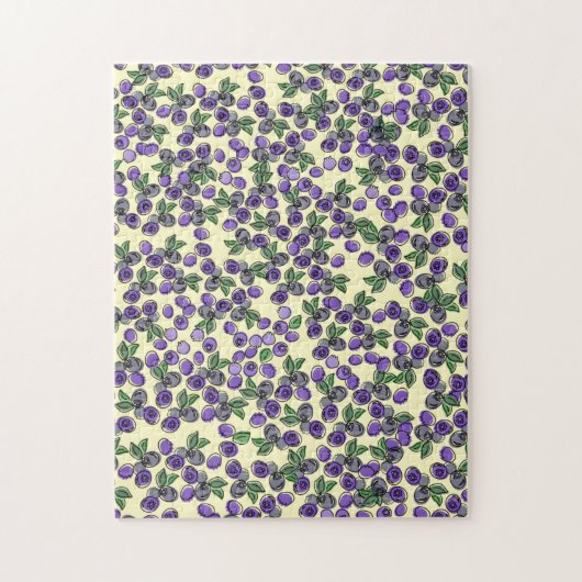 Puzzle Blueberries (Vertical)