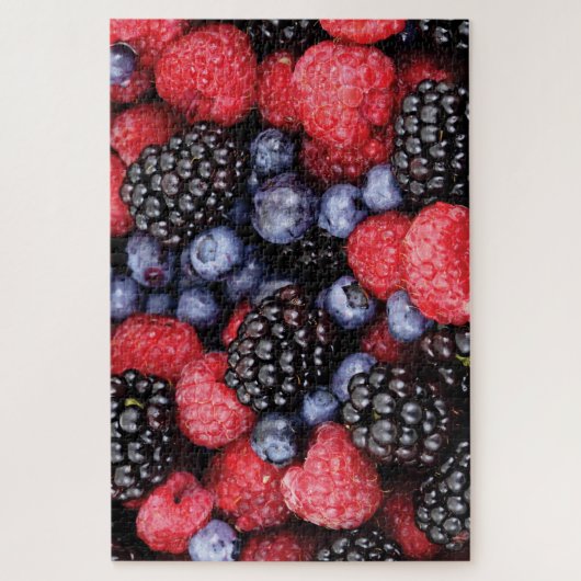 Puzzle Blueberry, Blackberry et Raspberry (Vertical)