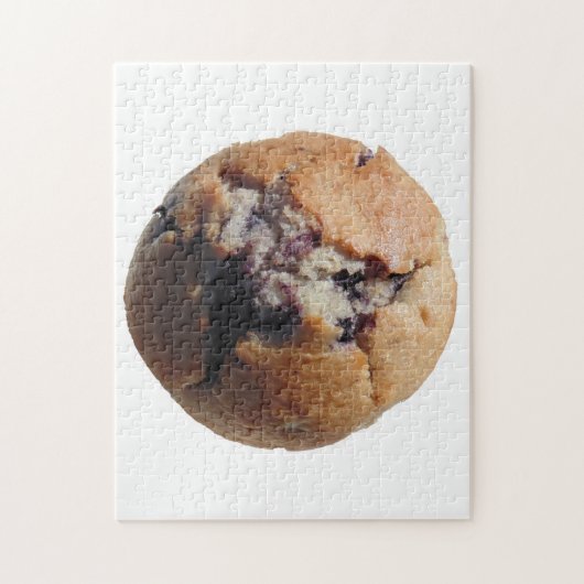 Puzzle Blueberry Muffine Food Snack Creative (Vertical)