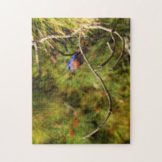Puzzle Bluebird (Vertical)