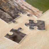 Puzzle Bluebird Singing Into a Yellow Daffodil (Côté)