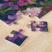 Puzzle Bluebonnets Art Floral Abstrait (Côté)