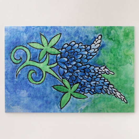 Puzzle Bluebonnets du Texas (Horizontal)
