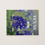 Puzzle Bluebonnets Fleurs Bleues Texas Texan Floral (Horizontal)