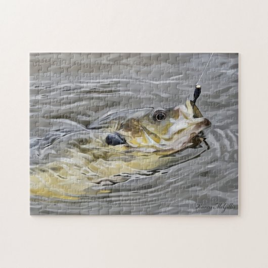 Puzzle Bluegill Prend L'Attaque (Horizontal)