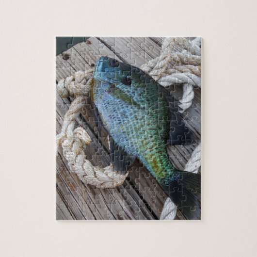 Puzzle bluegill sur quai (Vertical)