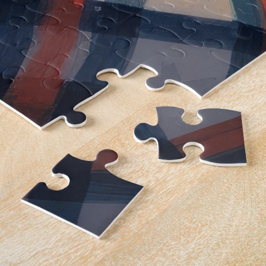 Puzzle Bluetick Coonhound With Christmas Lights Holiday (Côté)