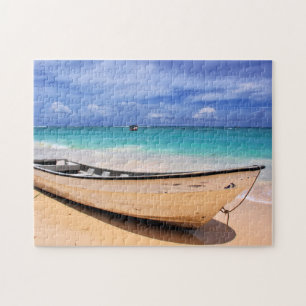 Puzzle Boat On the Beach