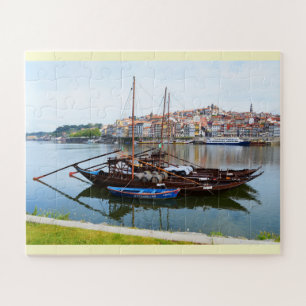Puzzle Boats in Porto, Portugal
