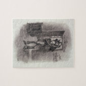 Puzzle Bob Cratchit et Tim minuscule, de 'Charles Dickens (Horizontal)