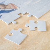 Puzzle Bob Langrish | Bay Arab Horse Running In Snow (Côté)