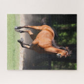 Puzzle Bob Langrish | Bay Tennessee Walker Running (Horizontal)