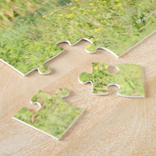 Puzzle Bob Langrish | Black Friesian Running (Côté)