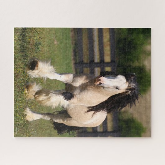 Puzzle Bob Langrish Champagne Couleur Gypsy Vanner Runnin (Horizontal)