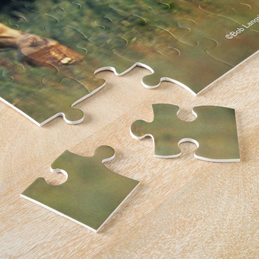 Puzzle Bob Langrish | Chestnut Warmblood Running (Côté)