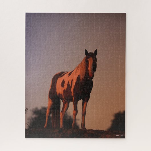 Puzzle Bob Langrish | Cheval de peinture debout au couche (Vertical)