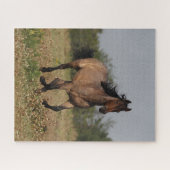 Puzzle Bob Langrish | Cheval Quart Courant En Fleurs (Horizontal)