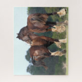 Puzzle Bob Langrish | Chevaux de la voie ferrée (Vertical)