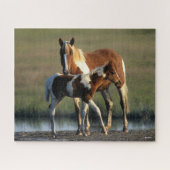 Puzzle Bob Langrish | Chincoteague Mare et Foie debout (Horizontal)