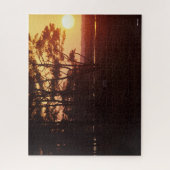 Puzzle Bob Langrish | Coucher de soleil sur le pâturage d (Vertical)