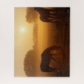 Puzzle Bob Langrish Deux Arabes Se Tenant Dans Le Mist Au (Vertical)