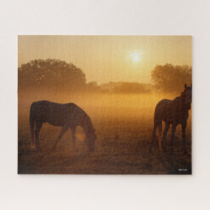 Puzzle Bob Langrish Deux Arabes Se Tenant Dans Le Mist Au