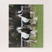 Puzzle Bob Langrish | Deux vannières tziganes noires et b (Vertical)